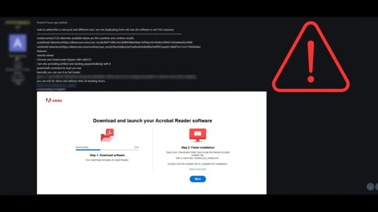 Threat Actors Market Undetectable RAT as “ScreenConnect FUD Alternative”