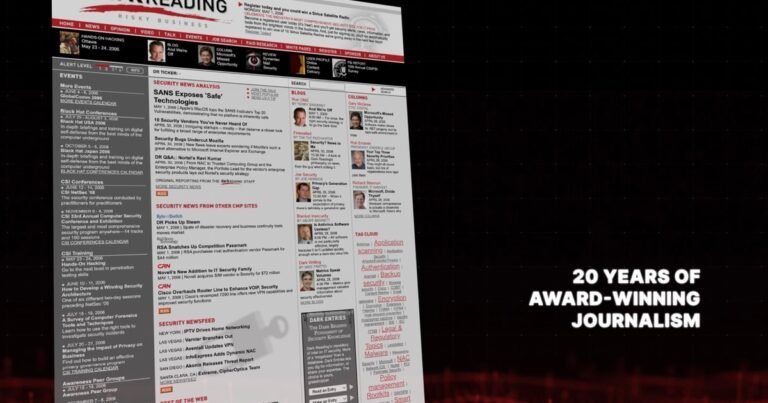 Dark Reading Celebrates 20 Years of Cybersecurity Insights