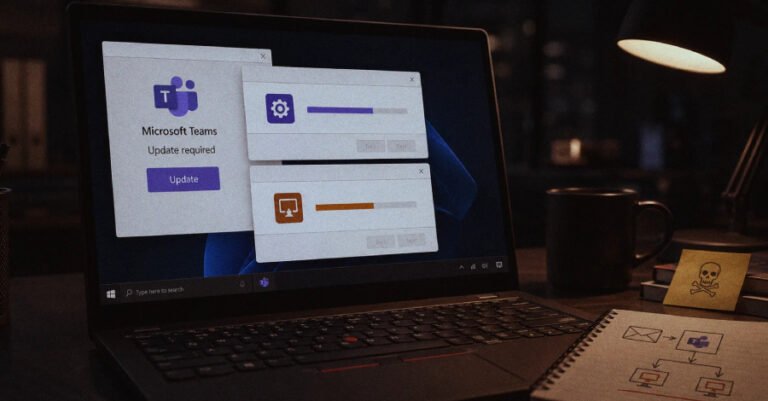 Operation BlueDash Deploys RMM & ScreenConnect via Fake Teams Update